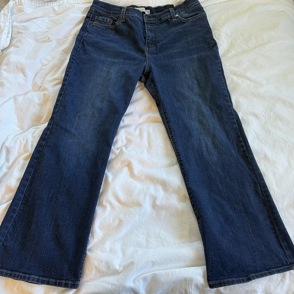 Levi's Perfectly Slimming 512‎ Bootcut Jeans Women's 16 Blue Mid Rise